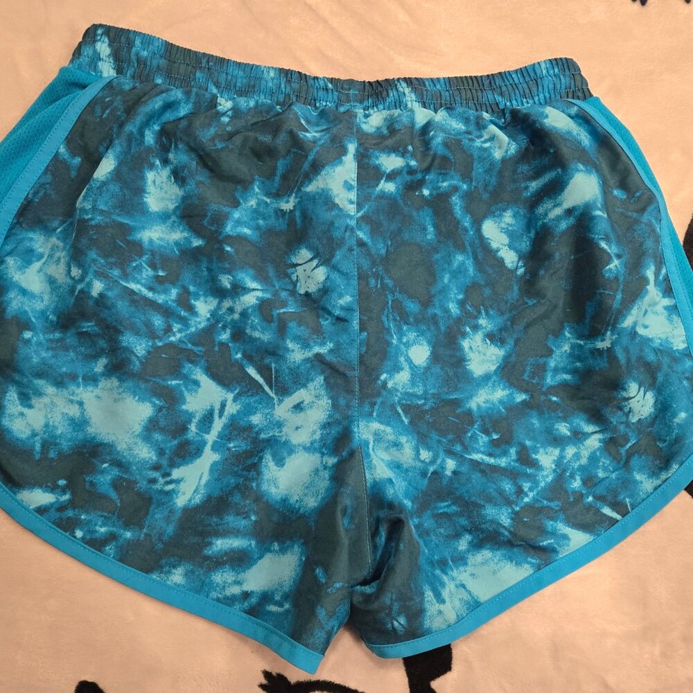 under armour heatgear running shorts women blue 155/64A SMALL - Picture 4 of 4